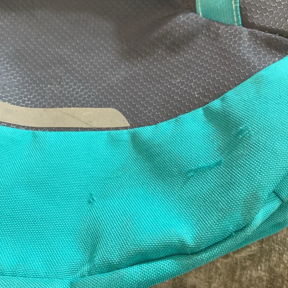 Adidas Load Spring Gray, Teal & Rainbow Backpack. {289} - Picture 10 of 11